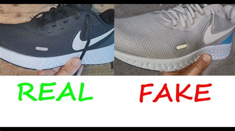 nike revolution 3 original vs fake|how to identify a fake nike.